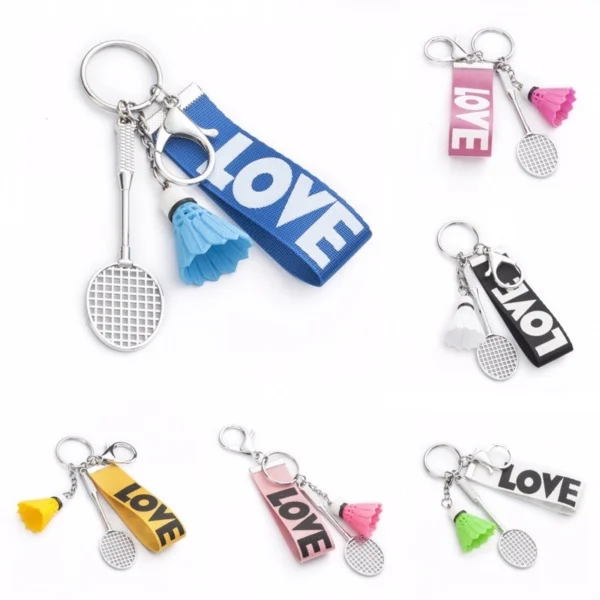 Móc khóa cầu lông Love