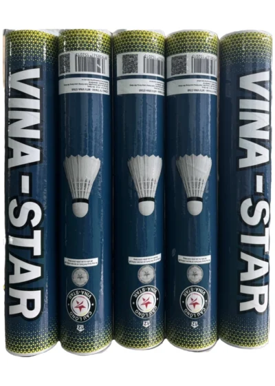 Ống cầu lông Vina Star Xanh tập luyện (12 quả)