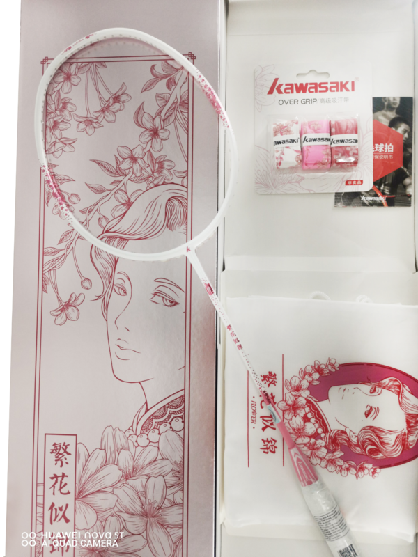 SET Vợt Cầu Lông Kawasaki Blossom Pink Chính Hãng