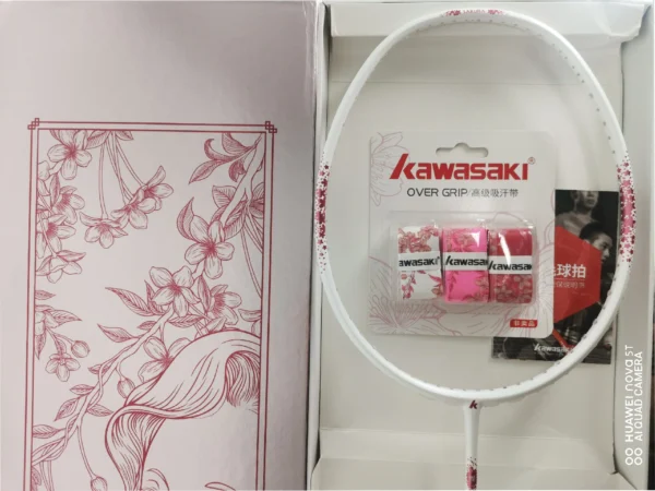 SET Vợt Cầu Lông Kawasaki Blossom Pink Chính Hãng - Ảnh 3